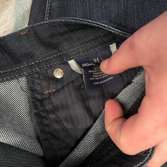 Fidelity Denim Dark Wash High Rise Skinny Jeans - Size 31 - New Without … - Picture 4 of 7